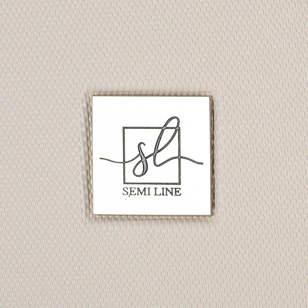 Бьюті-кейс Semi Line 5L Ecru/Brown (T5670-1), Бежевий - фото 7