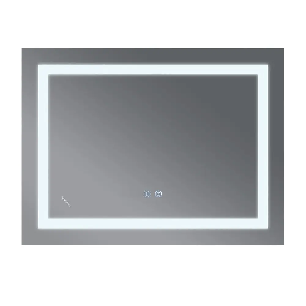 Дзеркало Mixxus Warm MR12-80x60-Reverse (LED Touch, антизапотівання, димер, регулювання яскравості) MI6672 - фото 2