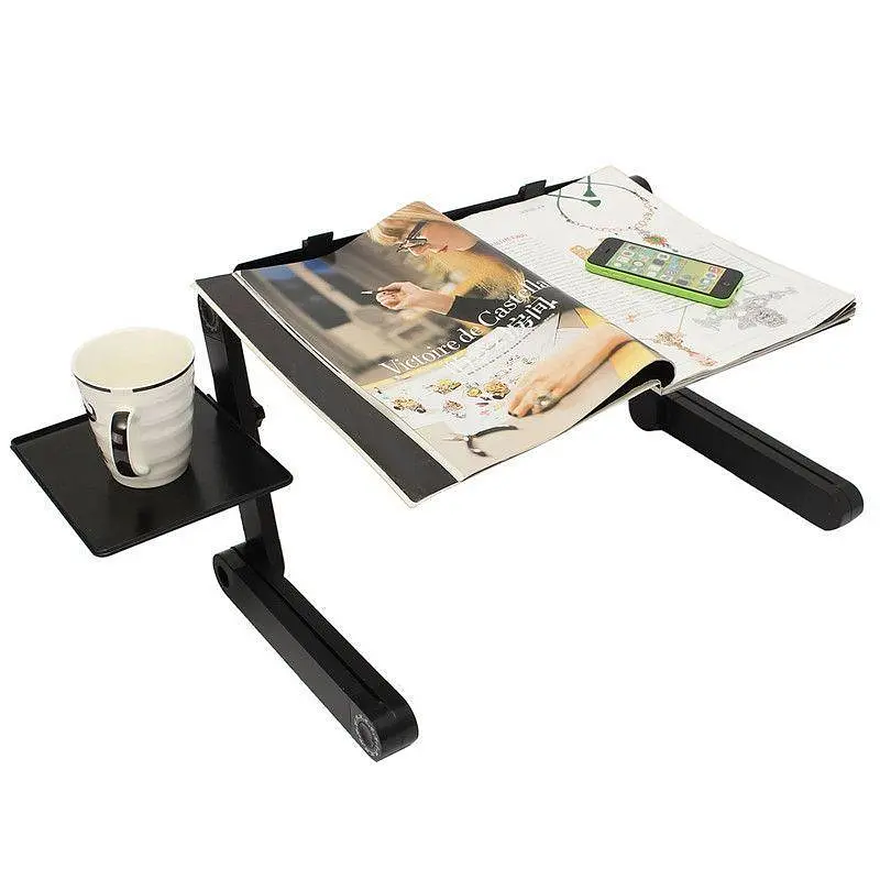 Столик - підставка для ноутбука з активним охолодженням Laptop Table T8 стіл-трансформер + 2 кулери - фото 3