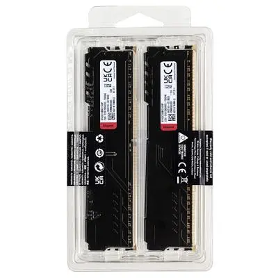 Модуль памяти для компьютера DDR4 16GB (2x8GB) 3200 MHz Black Kingston Fury (ex.HyperX) (KF432C16BBK2/16WP) - фото 3