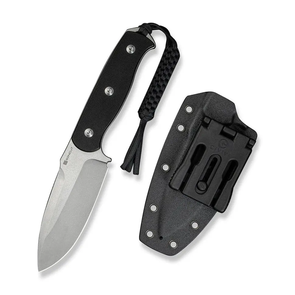 Нож с фиксированным лезвием Sencut Toxodon S24036-1 черный - фото 2