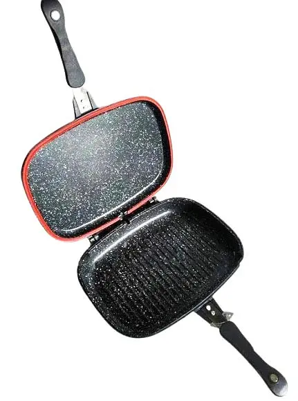 Сковорода гриль для стейков Bachmayer BM-7500-32 с гранитным покрытием. - фото 2