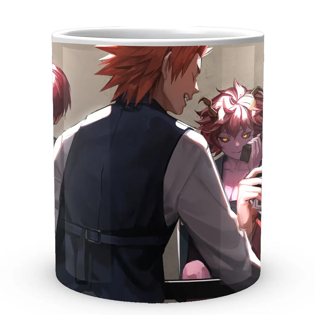 Кухоль GeekLand My Hero Academia Моя геройська академія Мідорія Шото Бакуго Кірішима MHA 02.84 330 мл білий - фото 2