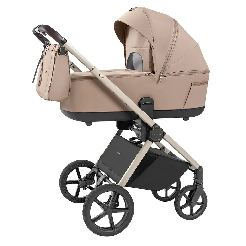Універсальна дитяча коляска 2 в 1 Carrello Ultra CRL-6527 Floral Beige з системою Memory Button та термолюлькою - фото 2