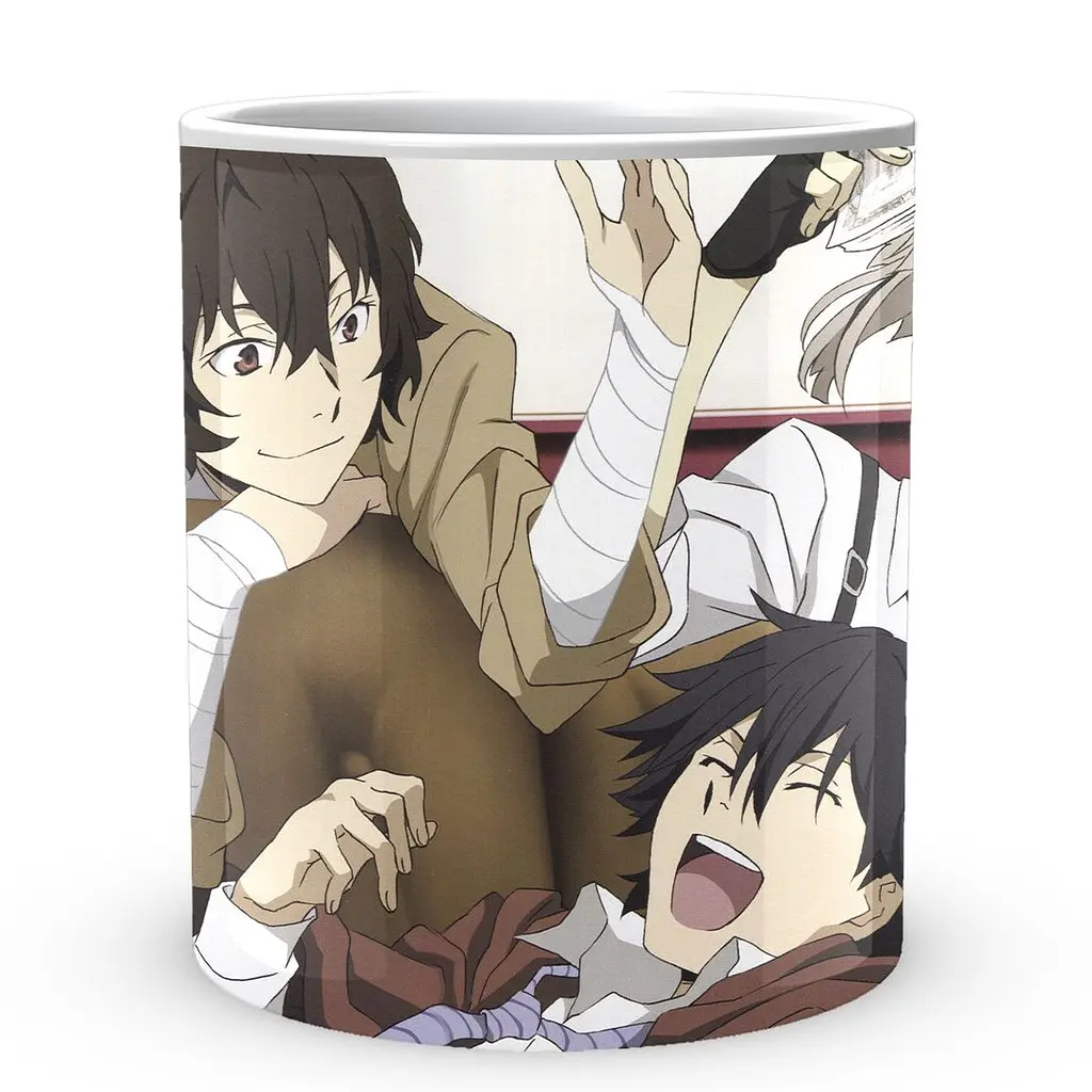 Кружка GeekLand Bungou Stray Dogs Проза Бродячих Псов Дазай Ацуши Рампо BSD 16 330 мл белая - фото 2