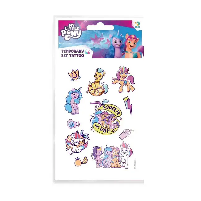 Набір дитячих тимчасових татуювань My Little Pony Dodo 200438 Різнокольоровий shop (4823115907882)
