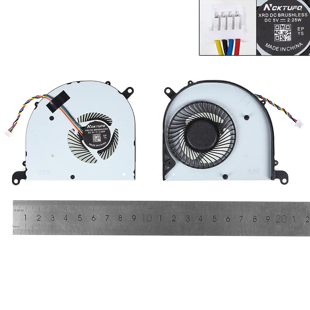 Вентилятор кулер для MSI PS63 Modern 8RC 8M MS-16S1 MS-16S2 MS-16S3 series, (GPU FAN 5V 2.25W, 16S3-GPU, BS5005HS-U3I, Аналог) - фото 3