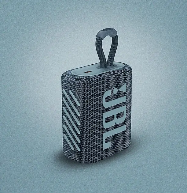 Портативная колонка JBL Go 3 Blue (JBLGO3BLU) - фото 5