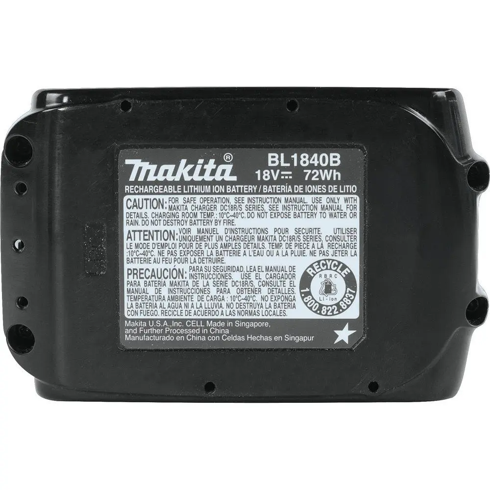 Акумулятор для продукції Makita LXT BL1840B, 18 В, 4 А⋅год (632F07-0) - фото 5