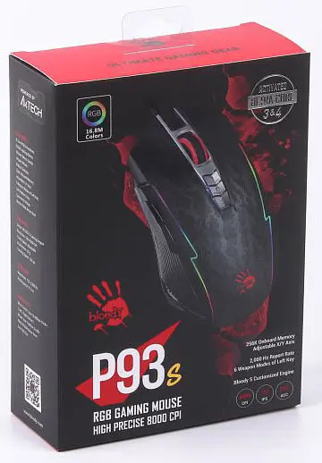 Миша ігрова A4Tech Bloody P93s Snake Black - фото 6
