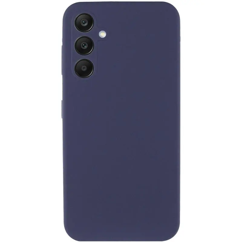 Чохол Ummi Silicone Cover Lakshmi Full Camera AA для Samsung Galaxy A35 Синій/Midnight Blue - фото 2