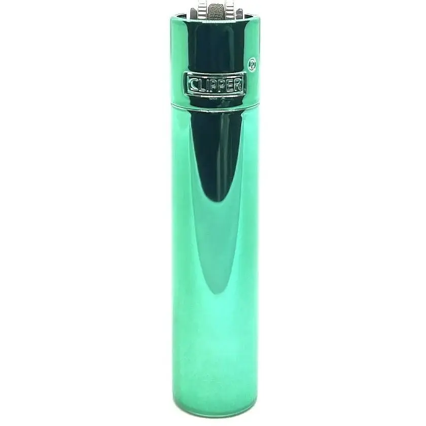 Зажигалка Clipper Metal Green Shine - фото 2