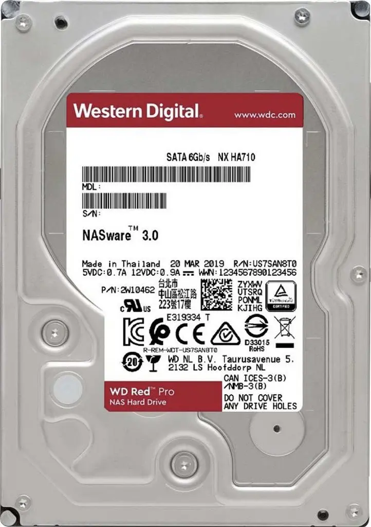 HDD накопитель WD Red Pro 18 ТВ (WD181KFGX) - фото 2