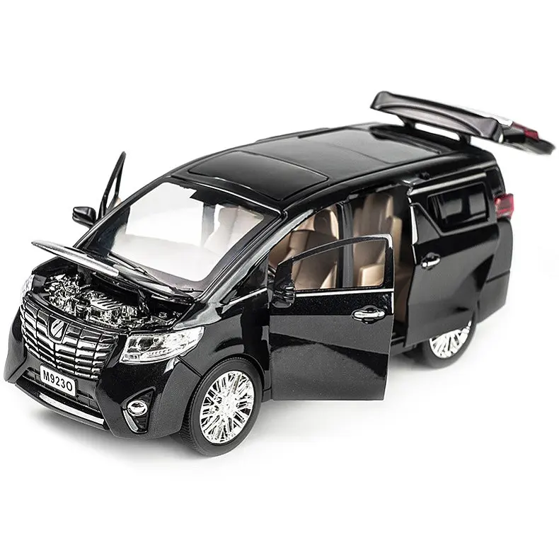Колекційна металева модель автомобіля АвтоЕксперт Toyota Alphard з інерцією, світлом та звуком 1:24 - фото 3