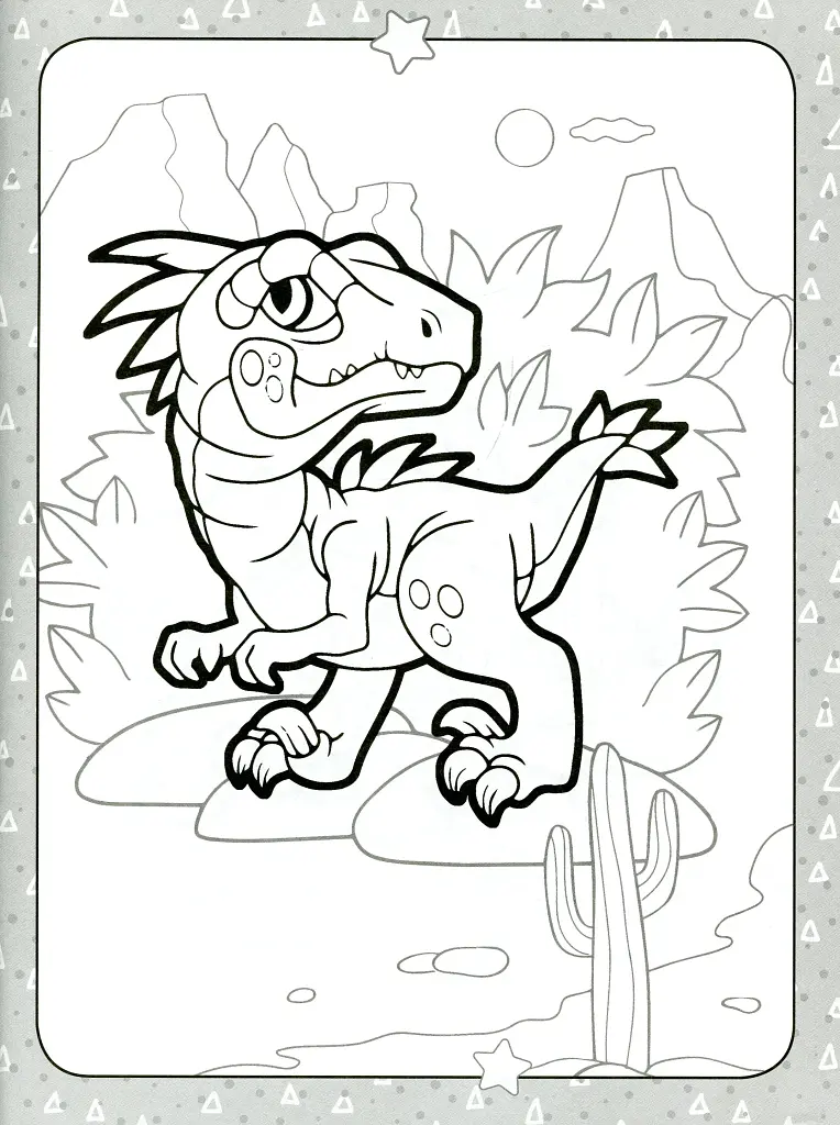 Розмальовка для найменших. Дружні динозаврики - фото 4