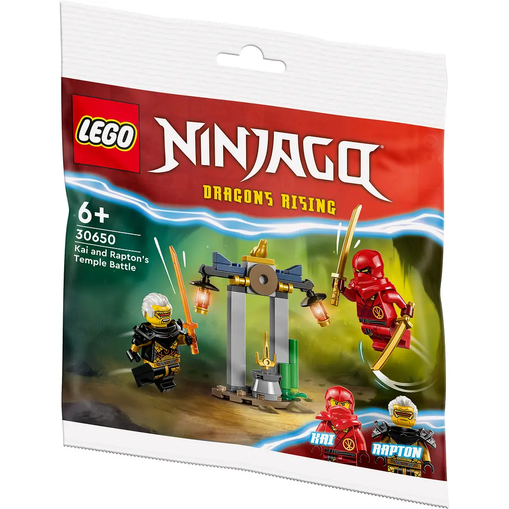 Конструктор LEGO Ninjago Битва за Храм Кая і Раптона 47 деталей (30650)
 - фото 7