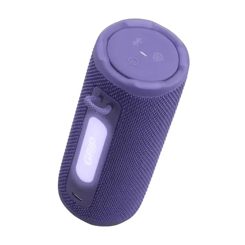 Колонка портативна 1.0 JBL Grip Purple, 16 Bт, Bluetooth, живлення від акумулятора, IP68 водонепроникна (JBLGRIPPUR) - фото 5