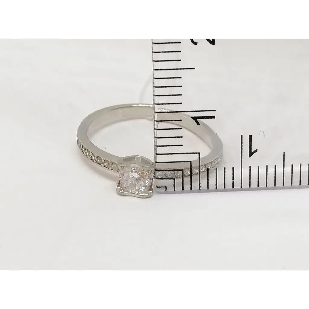 Золоте кільце Імперія золота з фіанітами. КВ1103БИ 15,5 - фото 4