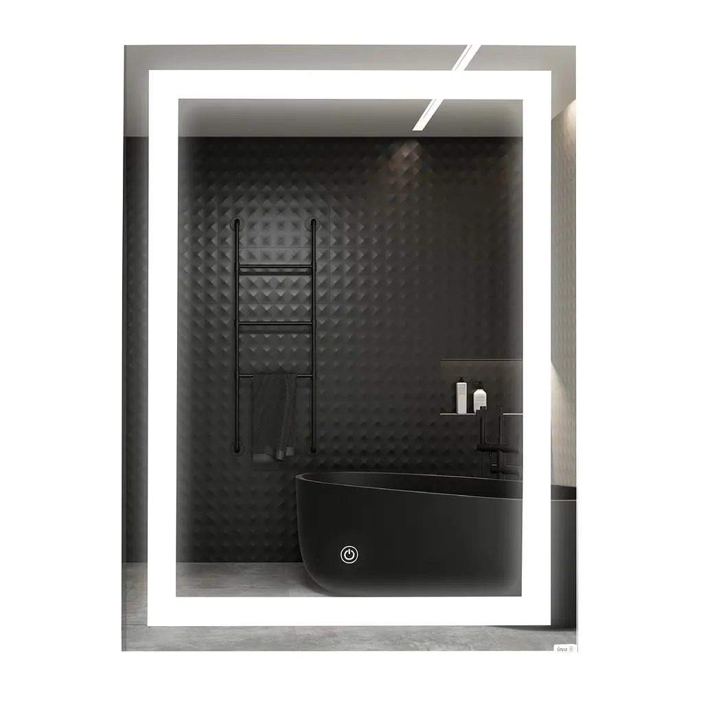 Дзеркало Unio MRR-01 SQR-AA-S 600 x 800 mm LED FL з сенсором 000027462 - фото 3