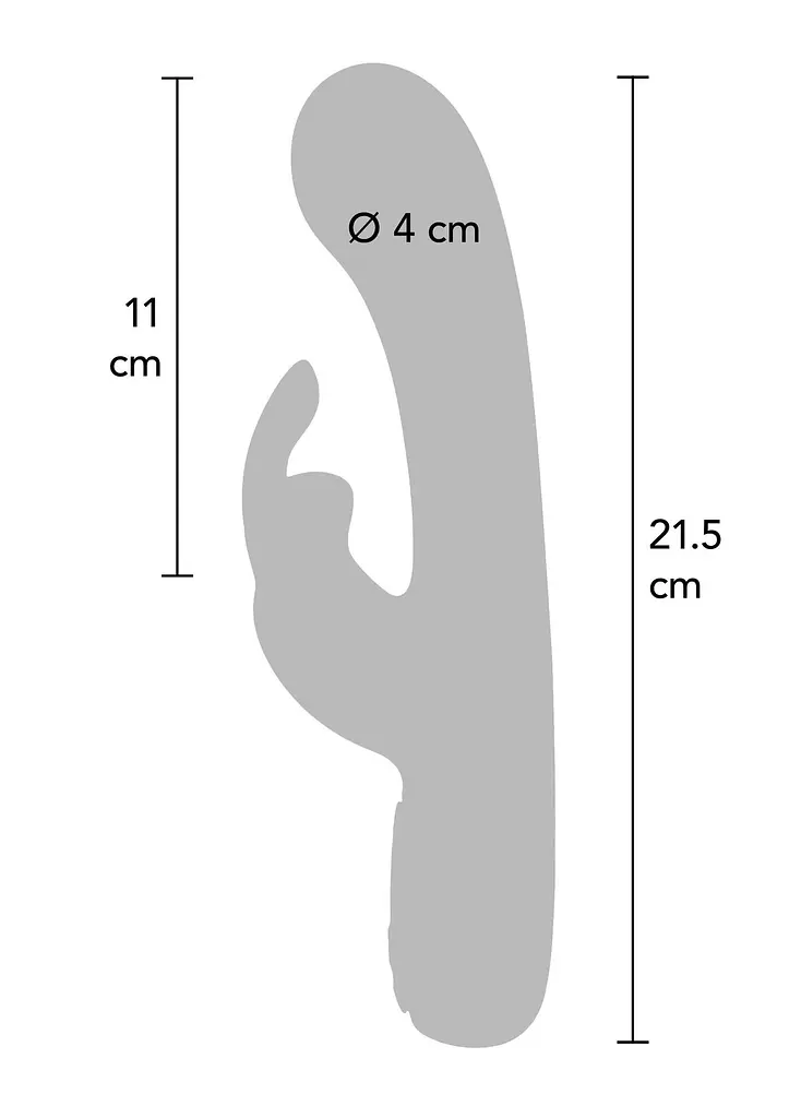 Вибратор-кролик Toy Joy Love Rabbit Exciting 21.5 см фиолетовый - фото 10