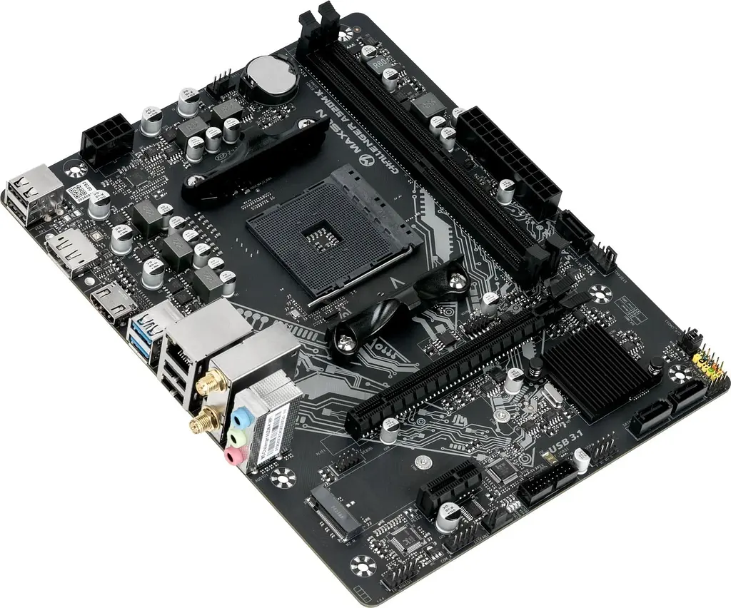 Материнская плата Maxsun Challenger A520M-K WIFI (MS-CHALLENGER A520M-K WIFI) (Socket AM4, AMD A520, Micro-ATX) - фото 4