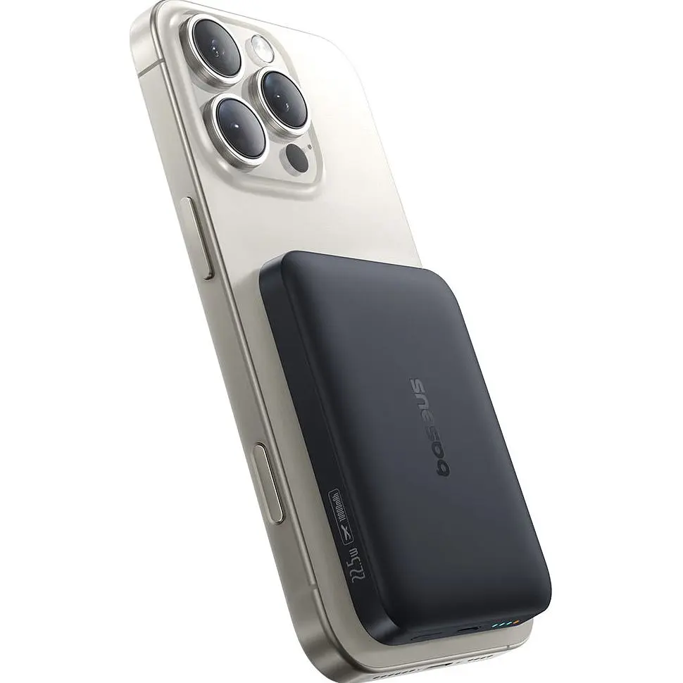 Зовнішній акумулятор Baseus EnerFill Ultra Mini 10000mAh 22.5W Black (P1008210E123-00) [152265] - фото 5