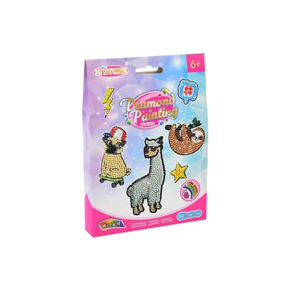 Дитяча алмазна мозаїка Bambi Тварини фігурки-наліпки (TM-158-M-104)