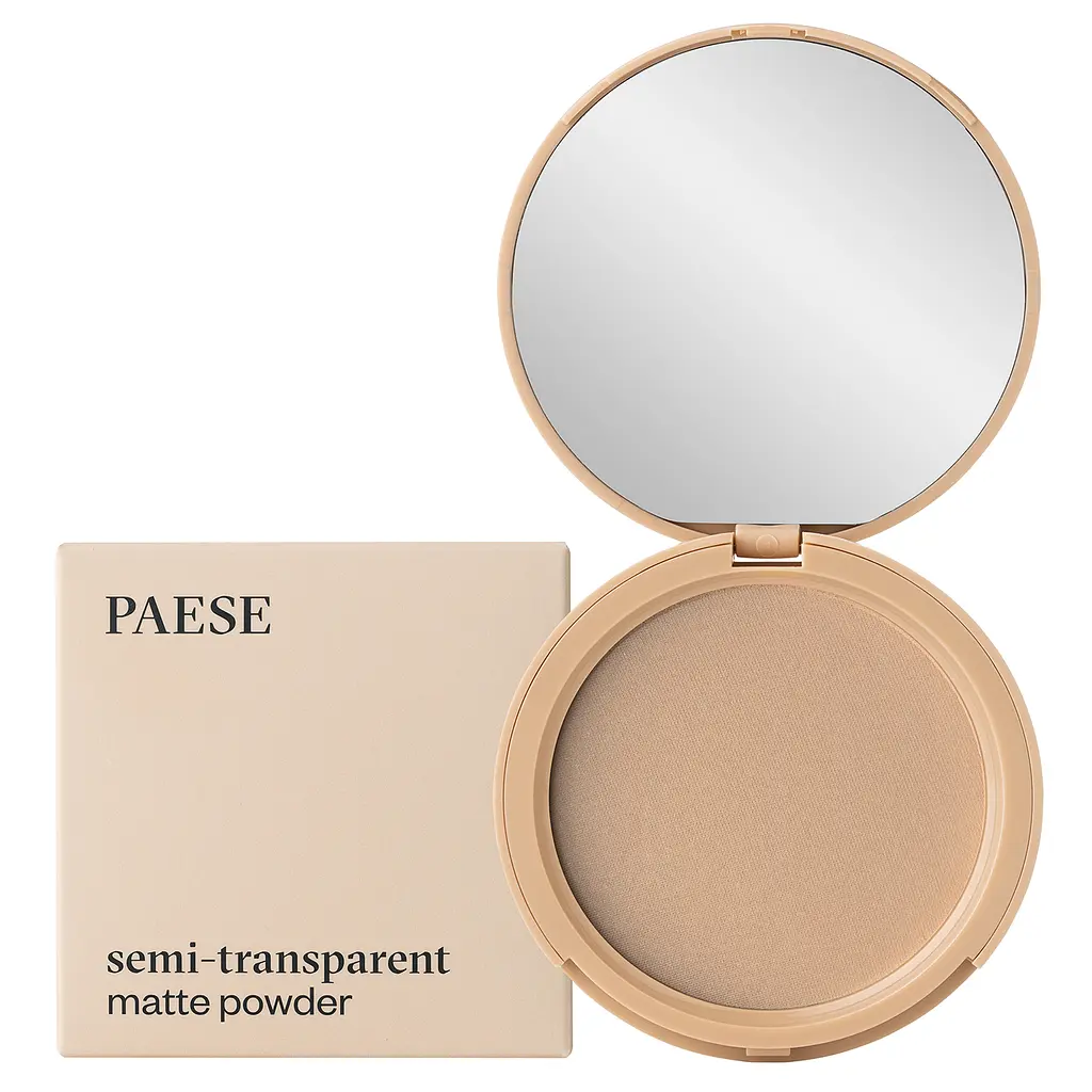 Пудра компактная Paese Semi-transparent Matte Powder матирующая полупрозрачная тон 5A (Natural) 9 г - фото 2