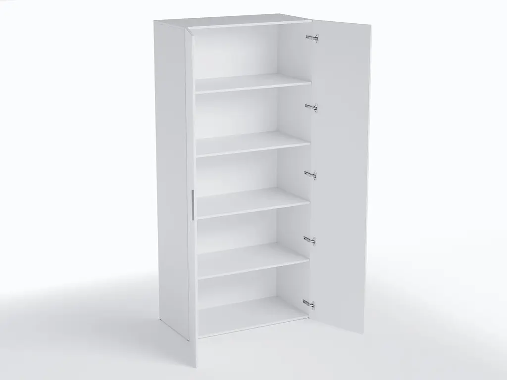 Шафа з полицями Moreli TS-010 1000x2180x520 мм Білий (zg-s10-white) - фото 4