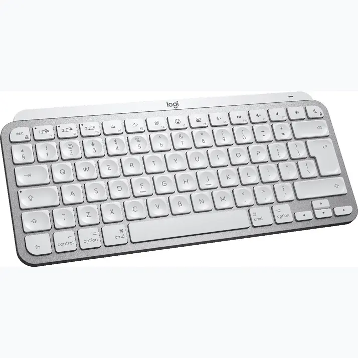 Клавіатура Logitech MX Keys Mini For Mac Wireless Illuminated Pale (920-010526) Grey [68419] - фото 4