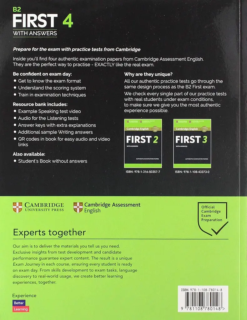 First 4 B2. Practice Tests. Student's Book with Answers with Audio with Resource Bank - фото 2