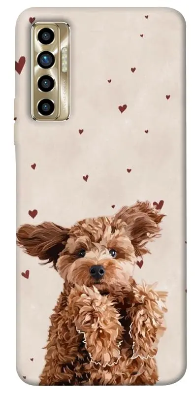 TPU чохол Demsky Сute doggy для TECNO Camon 17P