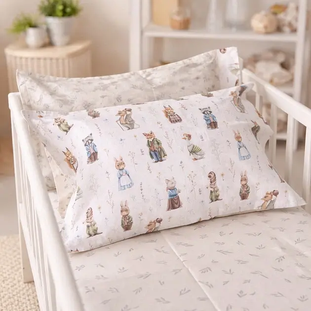 Дитяча постільна білизна LITTLE KIDS Poplin Line Kids Animals (2200012788752) - фото 4