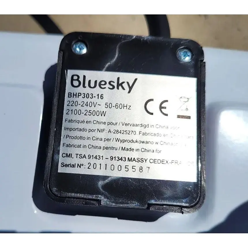 Настольная двухконфорочная плита электрическая Bluesky переносная 2500 Вт - фото 9