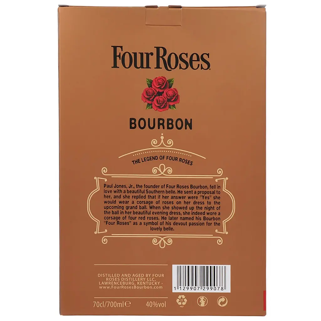 Уцінка. Віскі Four Roses Kentucky Straight Bourbon Whiskey, 40%, 0,7 л + 2 склянки (29907) - фото 11