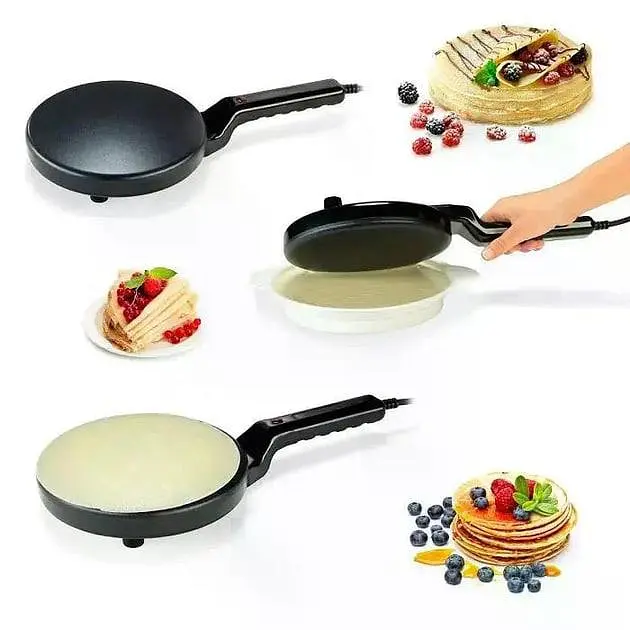 Електроблинниця CREPE MAKER - сковорода для млинців з антипригарним покриттям - фото 3