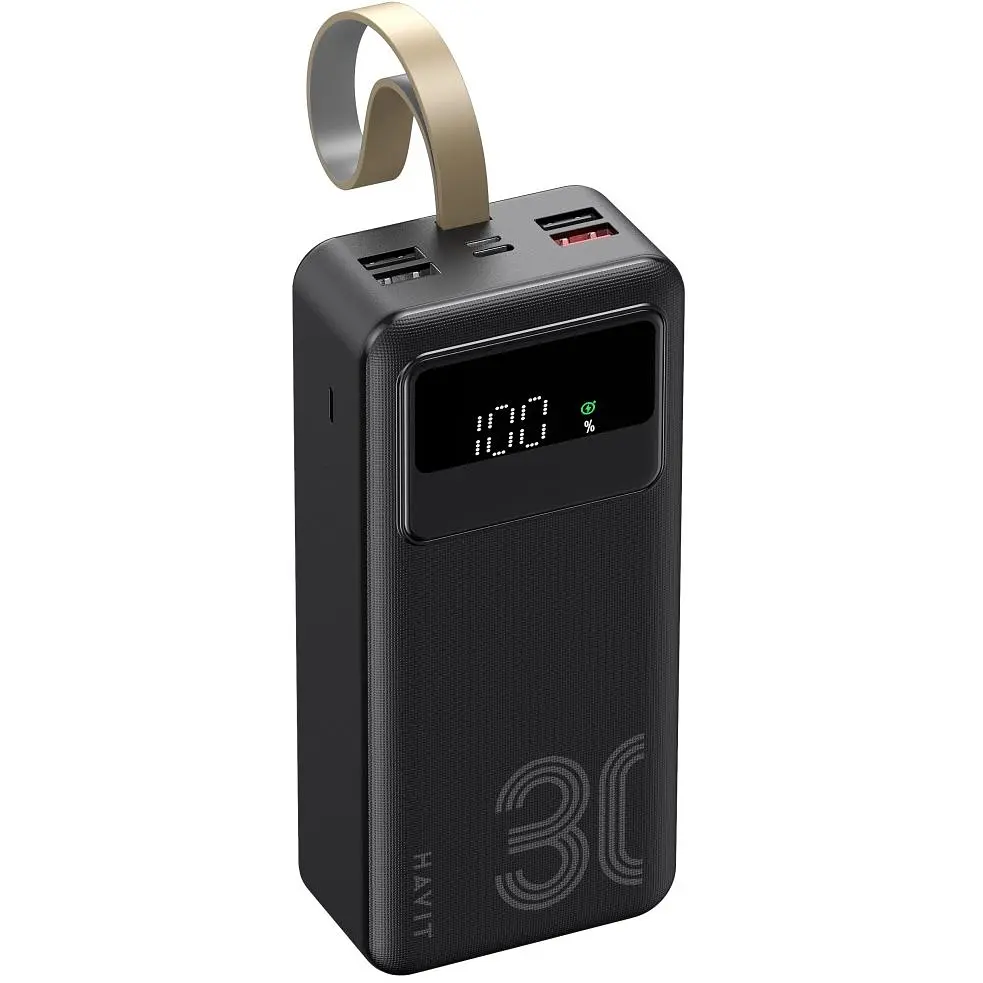 Повербанк Havit HV-PB110 Black 22.5W 30000 mAh (HV-PB110) - фото 2
