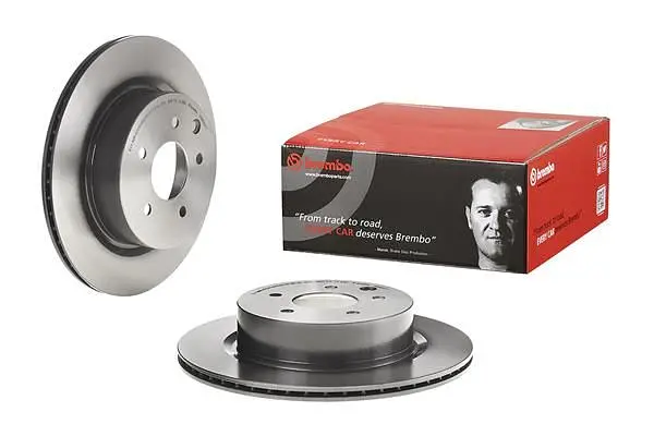 Диск гальмівний вентильований Infiniti G, Ex, Qx50 I, M45, Q60, M35 00-25р Brembo (09.B522.11) - фото 2