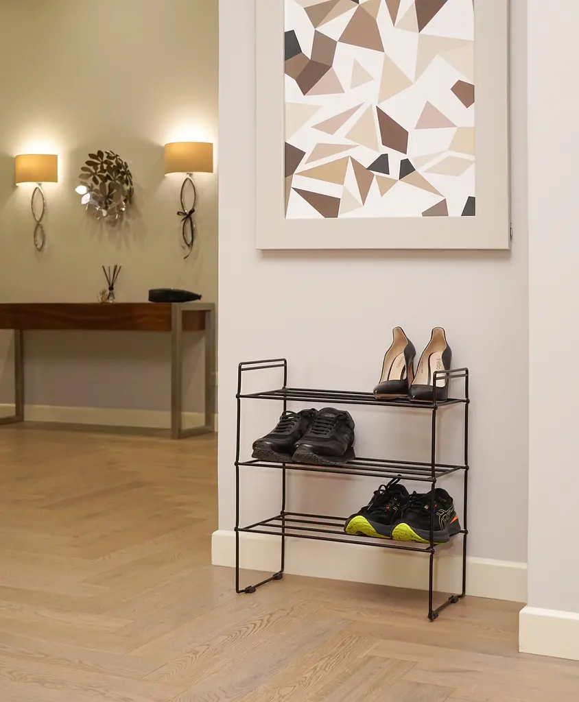 Етажерка для взуття Fabrika Home Art 48х25х60 см Чорний (FK1075B) - фото 5