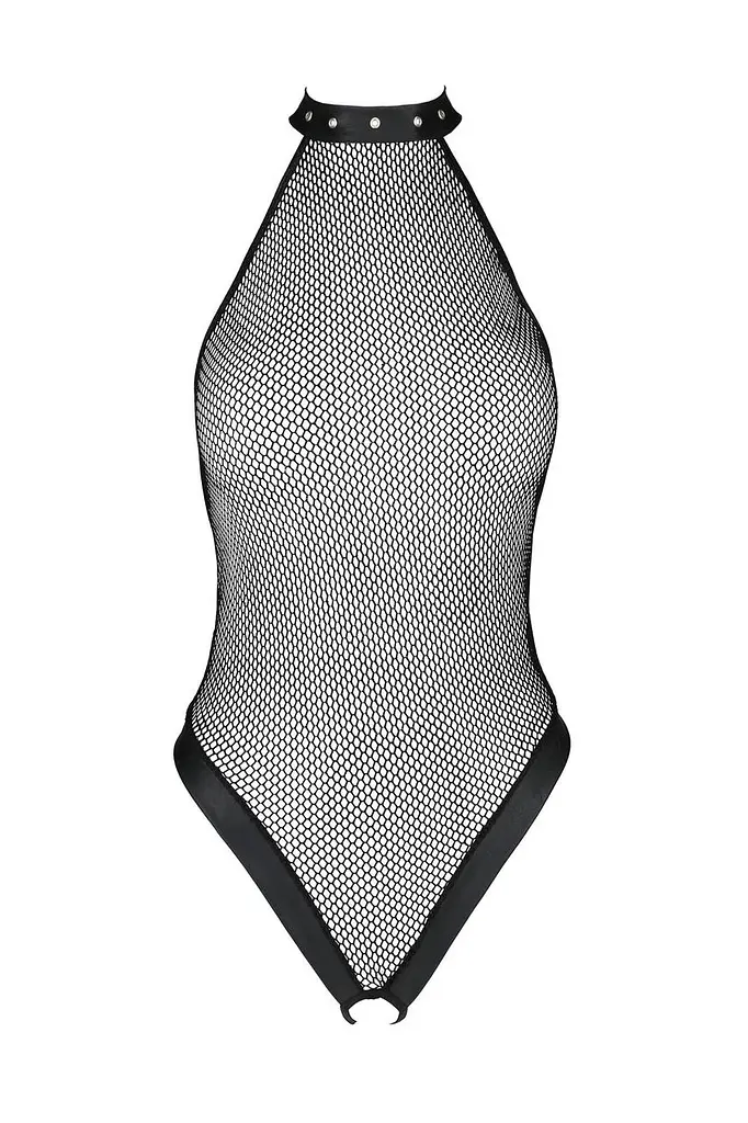 Боди-халтер с открытым доступом Passion MOONLIGHT Body S/M black - фото 3