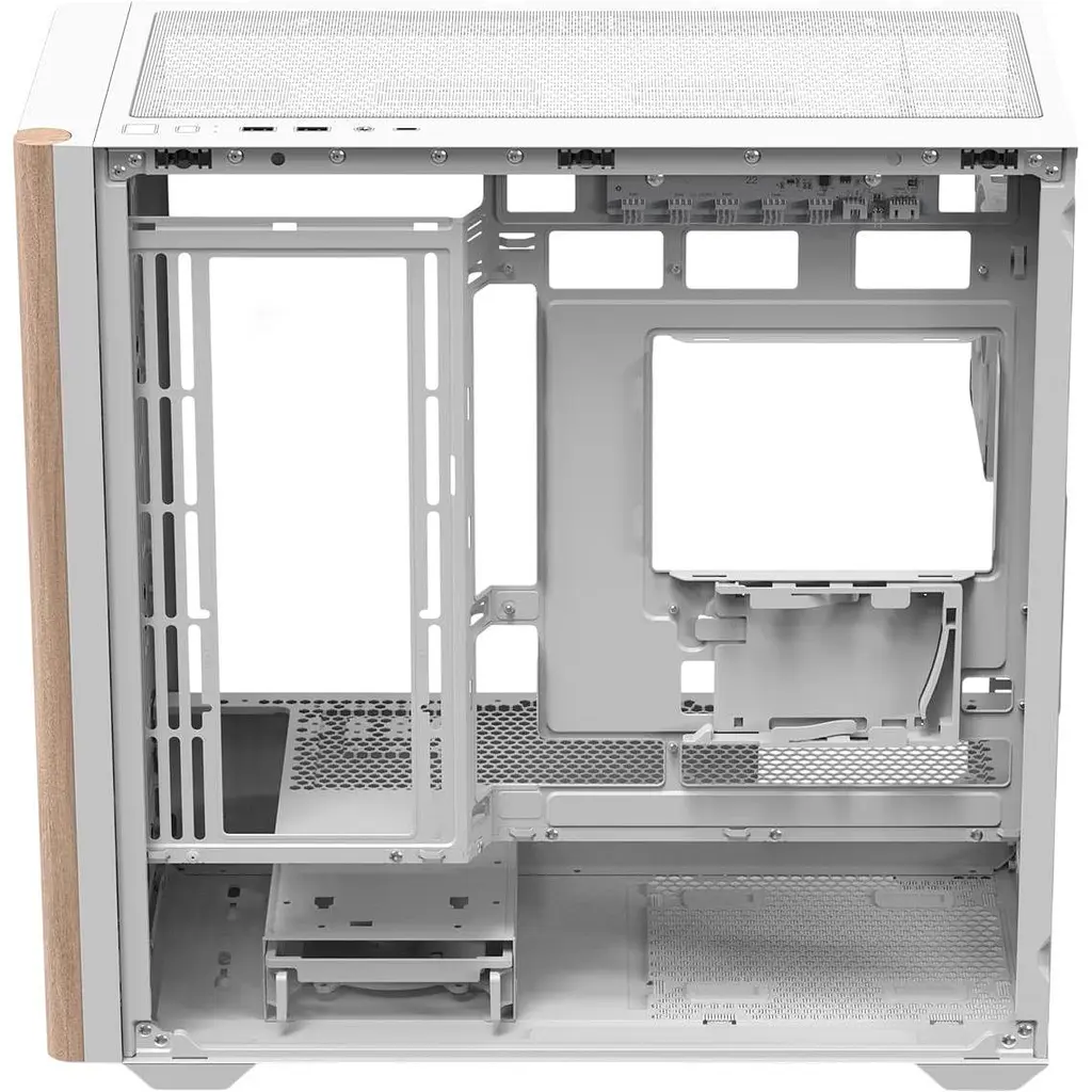 Корпус AeroCool D301A-G-WT-v2 White (ACCS-DS03043.21) [146668] - фото 4