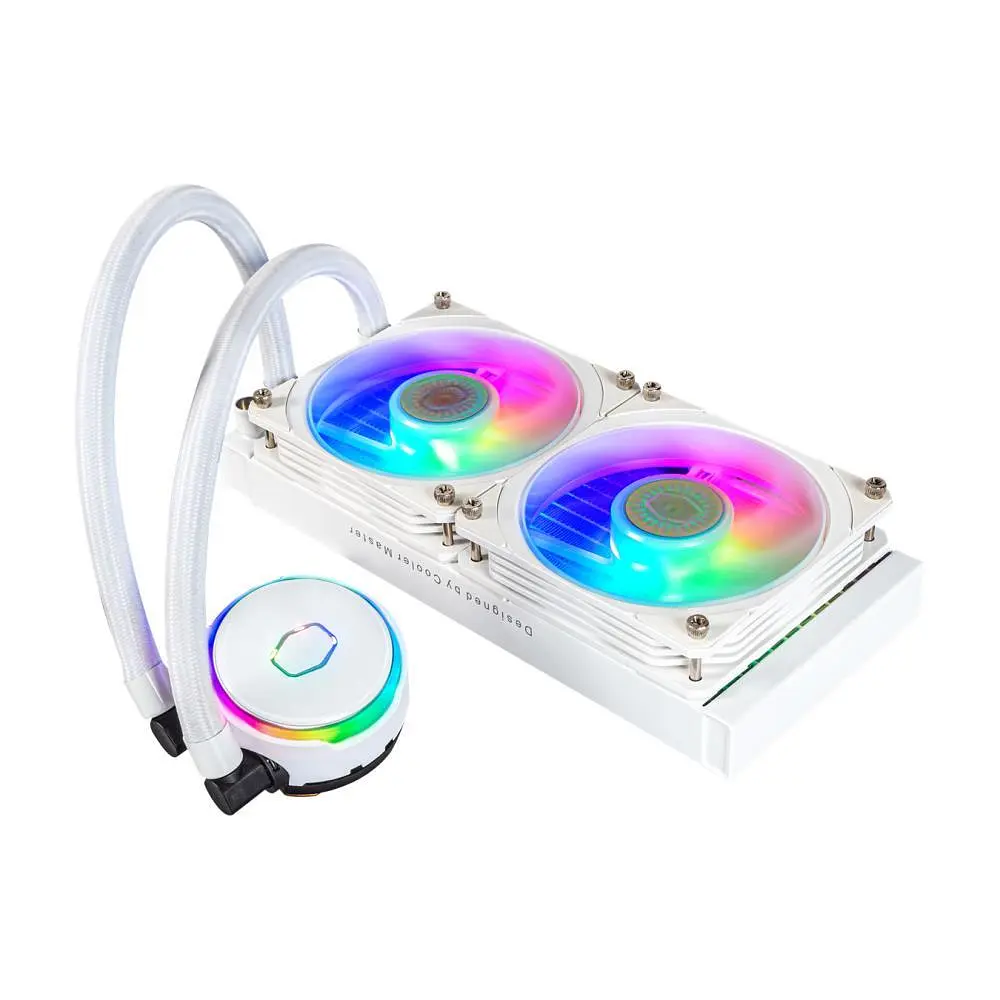Система охолодження для комп’ютерного процесора Cooler Master MasterLiquid PL240 Flux MLY-D24M-A23PZ-RW White - фото 3