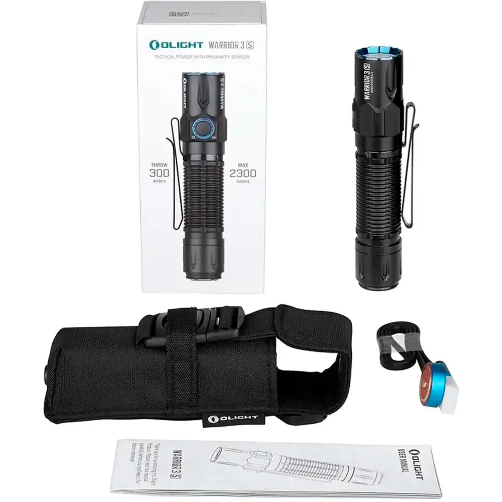 Фонарь Olight Warrior 3S Black - фото 8