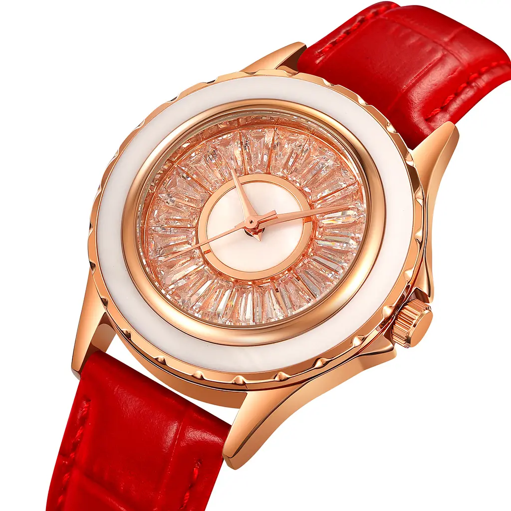 Жіночий наручний годинник 2172RGRD Rose Gold-Red Skmei acs0030200 - фото 2