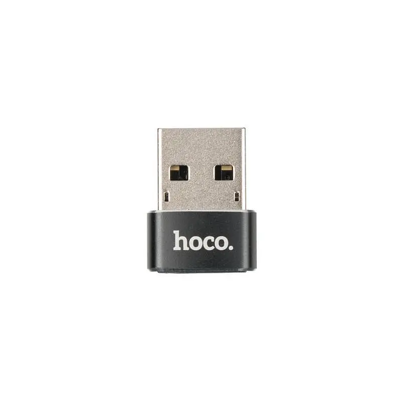 Adapter Hoco UA6 USB -> Type-C Black - фото 5