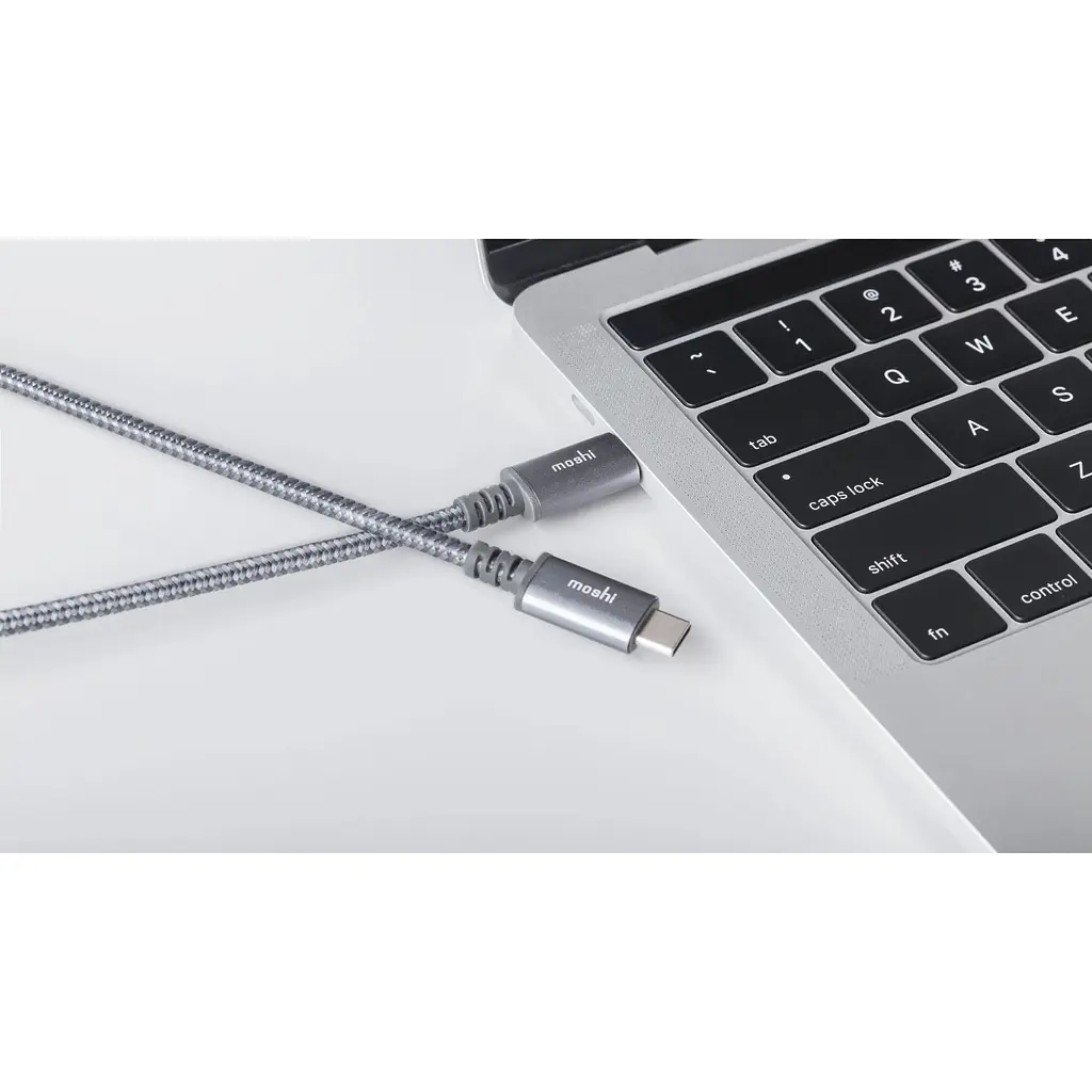 Кабель USB-C to Lightning Moshi Integra Cable Titanium Gray 1.2 м (99MO084041) - фото 4