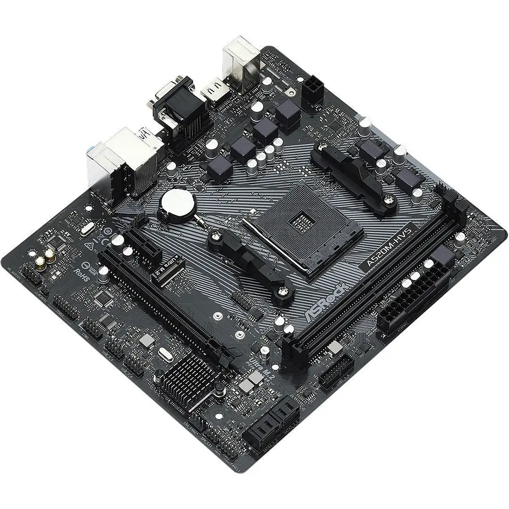 Материнська плата ASRock A520M-HVS [140202] - фото 4