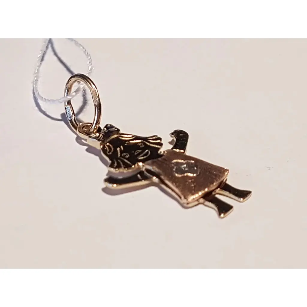 Золота підвіска Столична Ювелірна Фабрика Дівчинка. 423744ж - фото 2