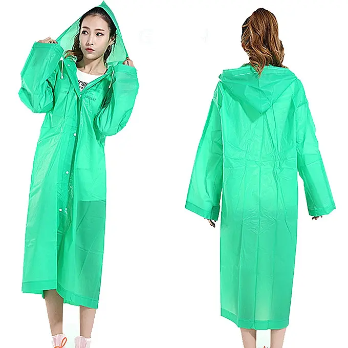 Дощовик, EVA Raincoat, плащ від дощу, зелений, плащ дощовик для риболовлі, з доставкою по Україні (ST) - фото 3
