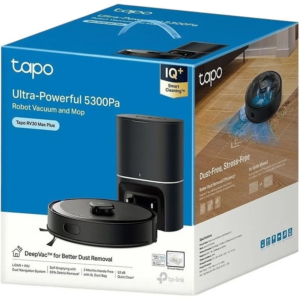 Робот-пилосос TP-Link Tapo RV30 Max Plus [136792] - фото 6